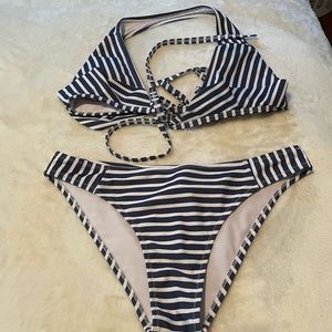 Striped CupShe Bikini